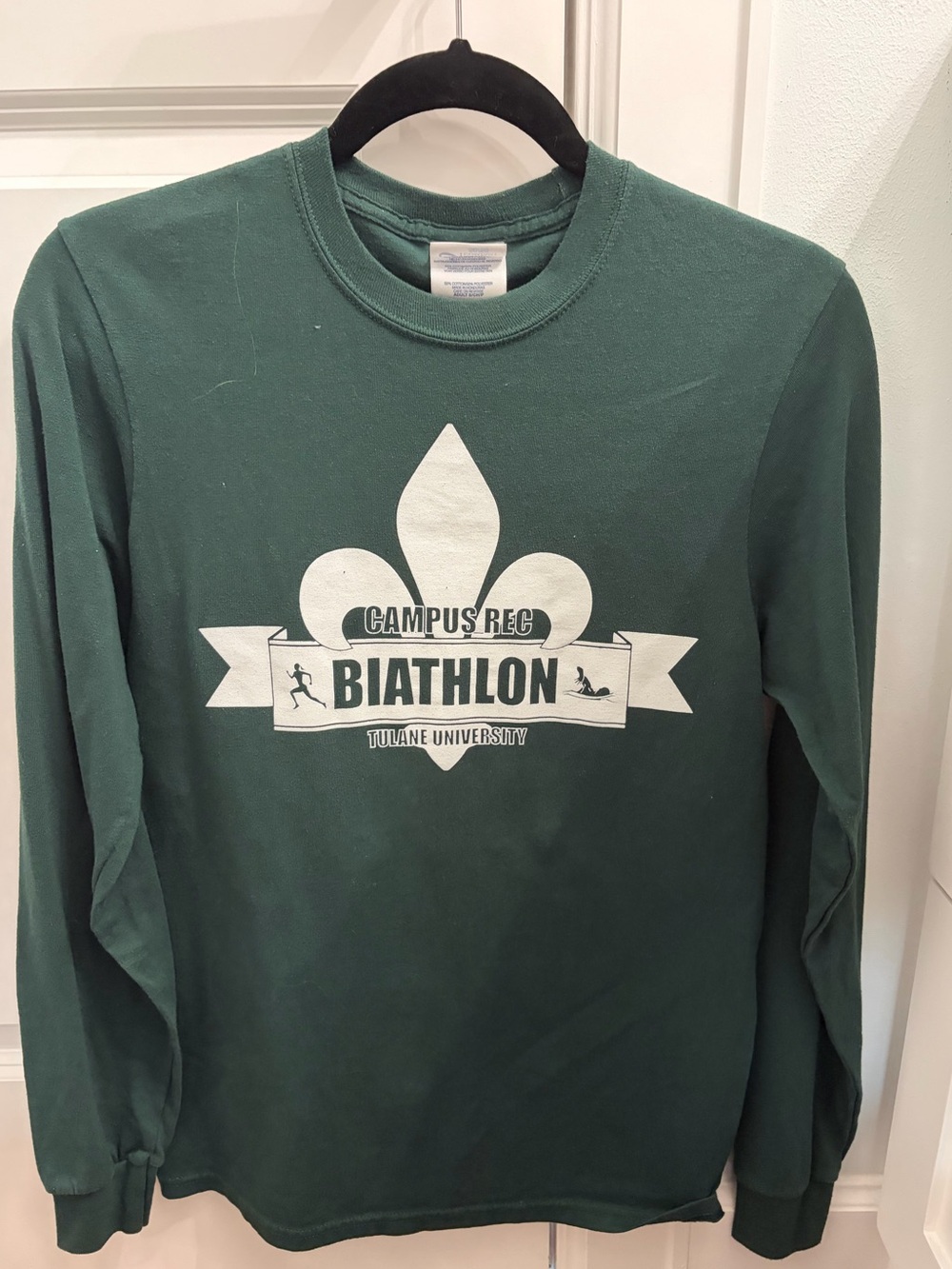Forest Green Tulane Long-Sleeve Tee